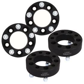 13143257 Valuezone-autoparts 4 Pcs 1.5 Inch 1/2x20 Wheel Spacers 5x4.5 Fits Jeep Cherokee Xj Wrangler Tj