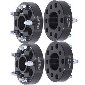 13143322 Valuezone-autoparts 4 Pcs 5x4.5 Hub Centric Wheel Adapters 1.5 Inch Fits To Jeep 5 Lug