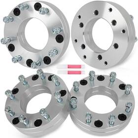 13143438 Valuezone-autoparts 4 Pcs 14x1.5 Wheel Adapters To 8x180 Fits Chevy Gmc 6 Lug 8 Wheels