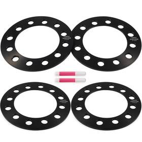 13143533 Valuezone-autoparts 4pcs 1/4 Inch 6mm Wheel Spacers Fits Toyota Chevy Gmc Lincoln 6 Lug