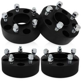 13143558 Valuezone-autoparts 4 Pcs 2 Inch 5x5 Hub Centric Wheel Spacers Fits Jeep Wrangler Jk Grand Cherokee Wk