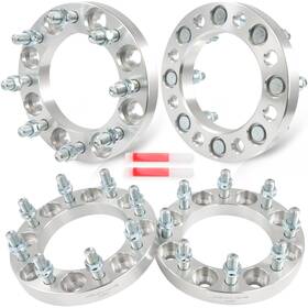 13143620 Valuezone-autoparts 4pcs Wheel Spacers 8x6.5 1 Inch Fits Silverado Sierra 2500 Hd Ram 3500