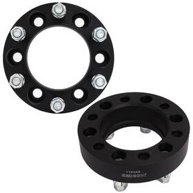 13176972 Valuezone-autoparts 2 Pcs 6x5.5 1.5 Inch Hub Centric Wheel Spacers Fits