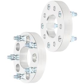 13177033 Valuezone-autoparts 2pcs 1.25 Inch Wheel Adapters 5x5 To 5x5.5 Fits Jeep Jk Wj Wk 5x127 5x139.7