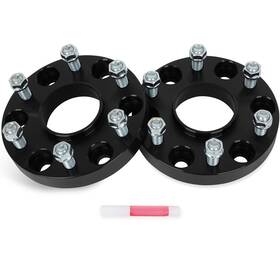 Valuezone-autoparts 13177160 2x 6x5.5 1 Inch Hub Centric Wheel Spacers Fits Chevy Silverado Sierra 1500 1999-2025