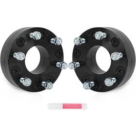 13177170 Valuezone-autoparts 2pcs 5x5 2 Inch Wheel Adapters Fits Jeep 5 Lug To Chevy Gmc 6