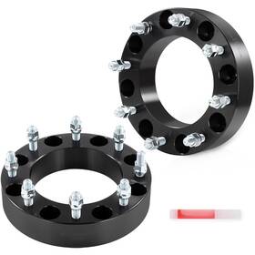 13177242 Valuezone-autoparts 2x 8x210 2 Inch Wheel Spacers Fits 2011-2024 Chevy Silverado 3500 Hd Dually Only