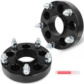 13177371 Valuezone-autoparts 2 Pcs 5x4.5 1.25 Inch Conversion Wheel Adapters Fits Ford Jeep To Dodge 5 Lug