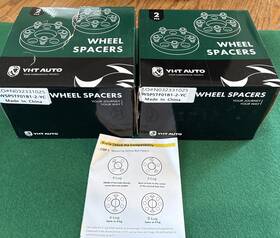 Wsp5tf01b1-2-yc Vht Yht Auto Wheel Spacers Set Of 4 New
