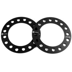 22001-062 Vlaoschi Black 8x6.5 8x165.1 8x170 8x180 Wheel Spacers 1/4 Inch 6mm Compati
