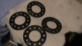 22003-124 Vlaoschi Black Wheel Spacers - Unclaimed Freight Has Minor Scratches