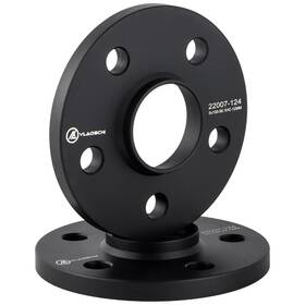 Vlaoschi 762844301445 Black 5x100 Hubcentric Wheel Spacers 1/2 Inch 12mm-pack Of 2