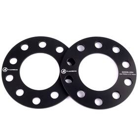 Vlaoschi 762844335518 Black 5x5 5x120 5x127 Wheel Spacers 1/4 Inch 6mm Compatible With Jeep Bmw 5 Lu