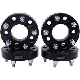 Cg506-324 Vlaoschi Black Forged 5x4.75 To 5x5 Wheel Adapters 1.25 Inch-pack Of 4