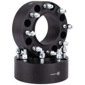 Cg804-752 Vlaoschi Black Forged 8x180 Hubcetric Wheel Spacers 3 Inch With 14x1.5 Studs Compatibl