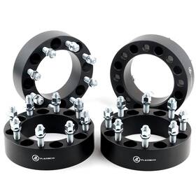 Dr802-504 Vlaoschi Black Forged 8x6.5 To 8x170 Wheel Adapters 2 Inch 9/16 - Pack Of 4
