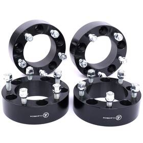 Jp510-504 Vlaoschi Black Forged 5x4.5 To 5x4.75 Wheel Adapters 2 Inch With 1/2 Studs Compatible Wi