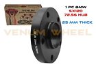 Vw-512025bk-1 Venum Wheel Accessories Pc Black Bmw Hub Centric Replacement Spacer Vw-512025bk-1 Venum Wheel Accessories Pc Black Bmw Hub Centric Replacement Spacer