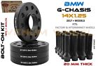 Vw-bkmb-x3-20cbk14125-50-4 Venum Wheel Accessories Bmw Spacer Kit Black Lug Bolts