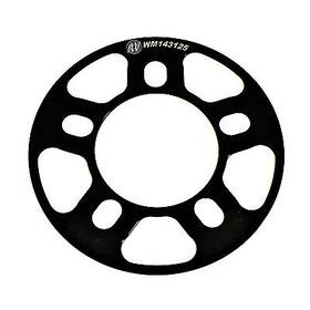 Wm143125 Wehrs Machine - Black Aluminum Wide 5 Wheel Spacer