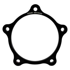 Wm186500 Wehrs Machine - Silver Aluminum Wide 5 Wheel Spacer Wm186500 Wehrs Machine - Silver Aluminum Wide 5 Wheel Spacer