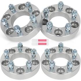 11172025 Wellstorehere 4pcs 1.25 Inch 5x4.5 To 5x4.25 Wheel Adapters 12x1.5 For Hyundai Santa Fe Tucson