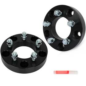 11193890 Wellstorehere 2pcs 1.25 Inch 5x5.5 To 5x4.5 Wheel Adapters 12x1.5 Studs For 1994-10 Dodge Ram 1500