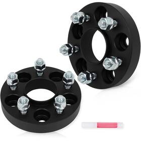 11195395 Wellstorehere 2pcs 1 Inch 5x108 Hubcentric Wheel Spacers 12x1.5 For 2010-2022 Ford Transit Connect