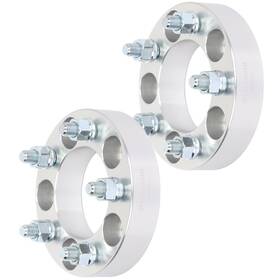 11206243 Wellstorehere 2pcs 1.25 Inch 5x4.5 1/2 Studs Wheel Spacers For Ford Edge Lincoln Mkx Jeep Liberty