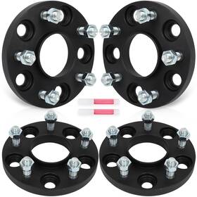 11377904 Wellstorehere 4pcs 15mm 5x4.5 Hub Centric Wheel Spacers 12x1.25 For Nissan Juke 2012-2017