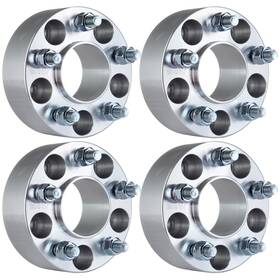 12101304 Wellstorehere 4pcs 2 Inch 5x4.5 Hub Centric Wheel Spacers 1/2 X20 For 1981-2011 Lincoln Town Car