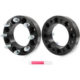 12464673 Wellstorehere 2pcs 51mm 8x6.5 Wheel Spacers 14x1.5 For Chevrolet Silverado 2500 Hd 2001-2010