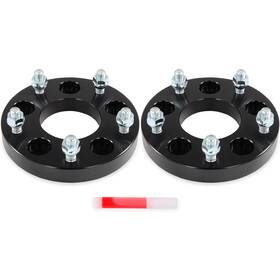 12486100 Wellstorehere 2pcs 1 Inch 5x5 To 5x5.5 Wheel Adapters 1/2 X 20 For Jeep Commander Xk 2006-2010