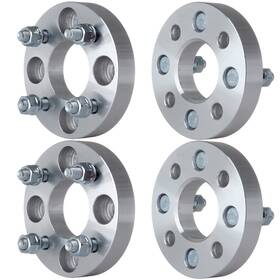 12725710 Wellstorehere 4pcs 1 Inch Wheel Spacers 4x100 12x1.5 For 1992-2005 Honda Civic And 1988-1991 Crx