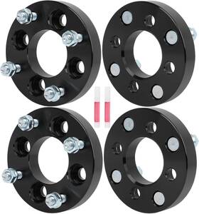 12734980 Wellstorehere 4 Pcs 1 Inch 5x110 To 5x114.3 Wheel Apdaters 12x1.5 For Chevrolet Cobalt 2005-2010