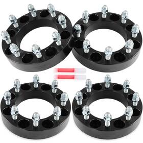 13100464 Wellstorehere 4 Pcs 1.5 Inch 8x170 To 8x165.1 Wheel Adapters 14x1.5 For 2003-2005 Ford Excursion