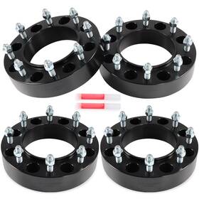 Wellstorehere 13100470 4 Pcs 2 Inch 8x8 Wheel Spacers 9/16 Studs For 8 Lug Bobcat Case Cat John Deere New