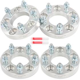 13107893 Wellstorehere 4pcs 1 Inch Or 25mm 5x4.5 5x114.3 Wheel Spacers 1/2 X20 For Jeep Liberty 2002-2012