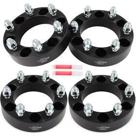 13107908 Wellstorehere 4x 1.5 Inch Or 38mm 6x5.5 Wheel Spacers 14x1.5 For Chevrolet K2500 1988-2000 6 Lug