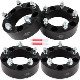 13107909 Wellstorehere 4 Pcs 2 Inch Or 51mm 5x139.7mm Wheel Spacers 1/2 X20 For Dodge Ram 1500 1994-2001