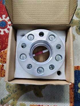 125-4100-4100 West Coast Wheel Accessories 2pcs 5x120mm To Bolt 12x1.5 Studs Spacers Adapters 1 Inch Thick 72.5mm