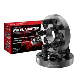Wheel Accessories Parts 51155115ha2 2 Pcs Hub Centric 1.00 Inch Thick Black Anodized