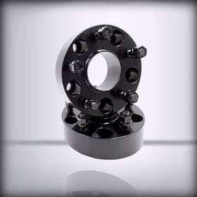 55005500hd142 Wheel Accessories Parts Spacer 2 Pc Set 5 X Black 1.75 Thick - Pac