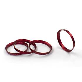 72-6656m Wheel Accessories Parts 4 Pcs Aluminum Hub Centric Rings Od 72.56mm Id 66.56m