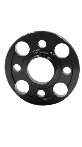 Vw4100857 Wheel Accessories Parts Spacer 6061 Billet Aluminum 4 On 100mm - 12mm 57.10 Od/id Collar