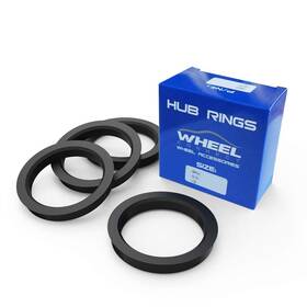 Hr1060-8710 Wheel Connect Hub Centric Rings 106 To 87.1mm Set Of 4 Abs Plastic O.d106 - I.d87.1mm