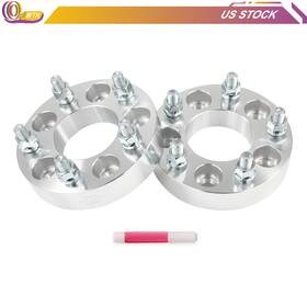 Wheeltech Wh128677ee 2x 1.25 Inch 5x4.5 To 5x4.75 Wheel Adapters 1/2 For Ford Ranger Jeep Dodge Lincoln
