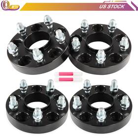 Wh844286ee Wheeltech 4pcs 1 Inch Or 25mm Thick 5x4.5 5x114.3 14x1.5 Studs Wheel Spacers Hubcentric