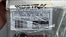 A545-705-1 Widetrax Rt 1 Inch Hubcentric Spacers Brand 5x4.5/5x4.5 70.5mm Quart 2