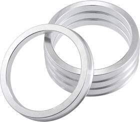 22072700 X Autohaux 4pcs Od 78.1mm To Id 66.1mm Aluminum Alloy Car Auto 78.1-66.1mm